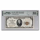 1929 (I-Minneapolis) $20 Brown Seal FRBN AU-55 EPQ PMG(Fr#1870-I)