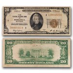 1929 (I-Minneapolis) $20 Brown Seal FRBN F (Fr#1870-I)