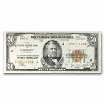 1929 (J-Kansas City) $50 Brown Seal FRBN Fine (Fr#1880-J)