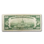 1929 (L-San Francisco) $50 Brown Seal FRBN VF (Fr#1880-L)