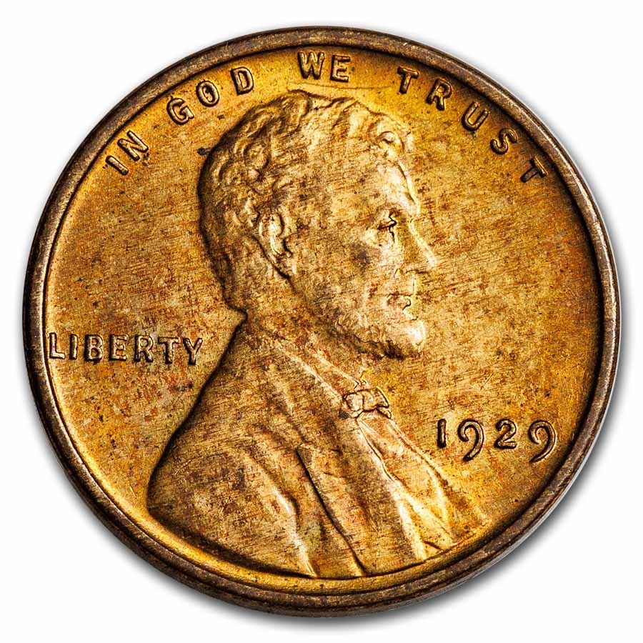 1929 Lincoln Cent BU (Red/Brown)