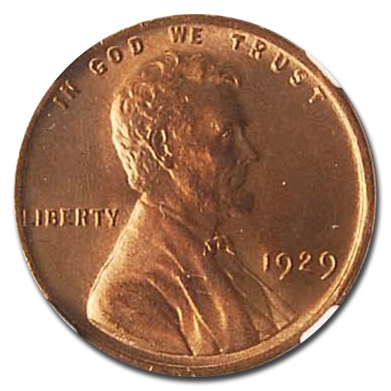 1929 Lincoln Cent MS-65 NGC (Red) 1929 Lincoln Cent MS-65 NGC (Red)