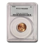 1929 Lincoln Cent MS-66 PCGS (Red)