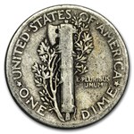 1929 Mercury Dime Good/VF