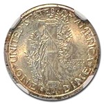 1929 Mercury Dime MS-66 NGC (FB)