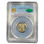 1929 Mercury Dime MS-67 PCGS CAC (FB)