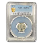 1929 Mercury Dime MS-67 PCGS (FB)