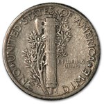1929 Mercury Dime XF