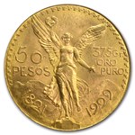 1929 Mexico Gold 50 Pesos MS-63 NGC