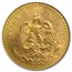 1929 Mexico Gold 50 Pesos MS-63 NGC