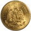 1929 Mexico Gold 50 Pesos MS-63 PCGS