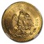 1929 Mexico Gold 50 Pesos MS-64 NGC