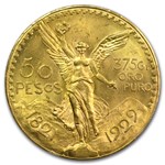 1929 Mexico Gold 50 Pesos MS-64 PCGS