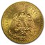 1929 Mexico Gold 50 Pesos MS-64 PCGS