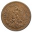 1929-Mo Mexico Bronze 5 Centavos Very Fine