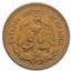 1929-Mo Mexico Bronze 5 Centavos XF