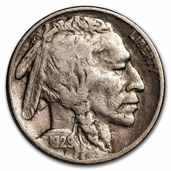 1929-S Buffalo Nickel Fine 1929-S Buffalo Nickel Fine
