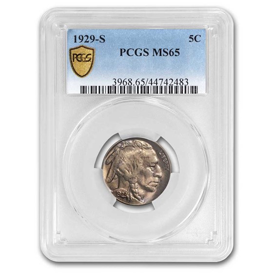 1929-S Buffalo Nickel MS-65 PCGS 1929-S Buffalo Nickel MS-65 PCGS