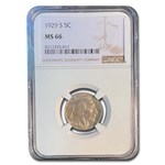 1929-S Buffalo Nickel MS-66 NGC