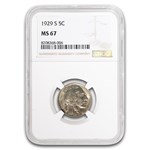 1929-S Buffalo Nickel MS-67 NGC