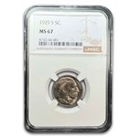 1929-S Buffalo Nickel MS-67 NGC
