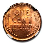 1929-S Lincoln Cent MS-64 NGC (Red, Struck Cracked Planchet)