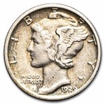 1929-S Mercury Dime AU