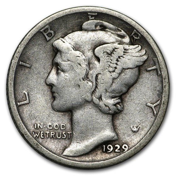 1929-S Mercury Dime Good/Fine 1929-S Mercury Dime Good/Fine
