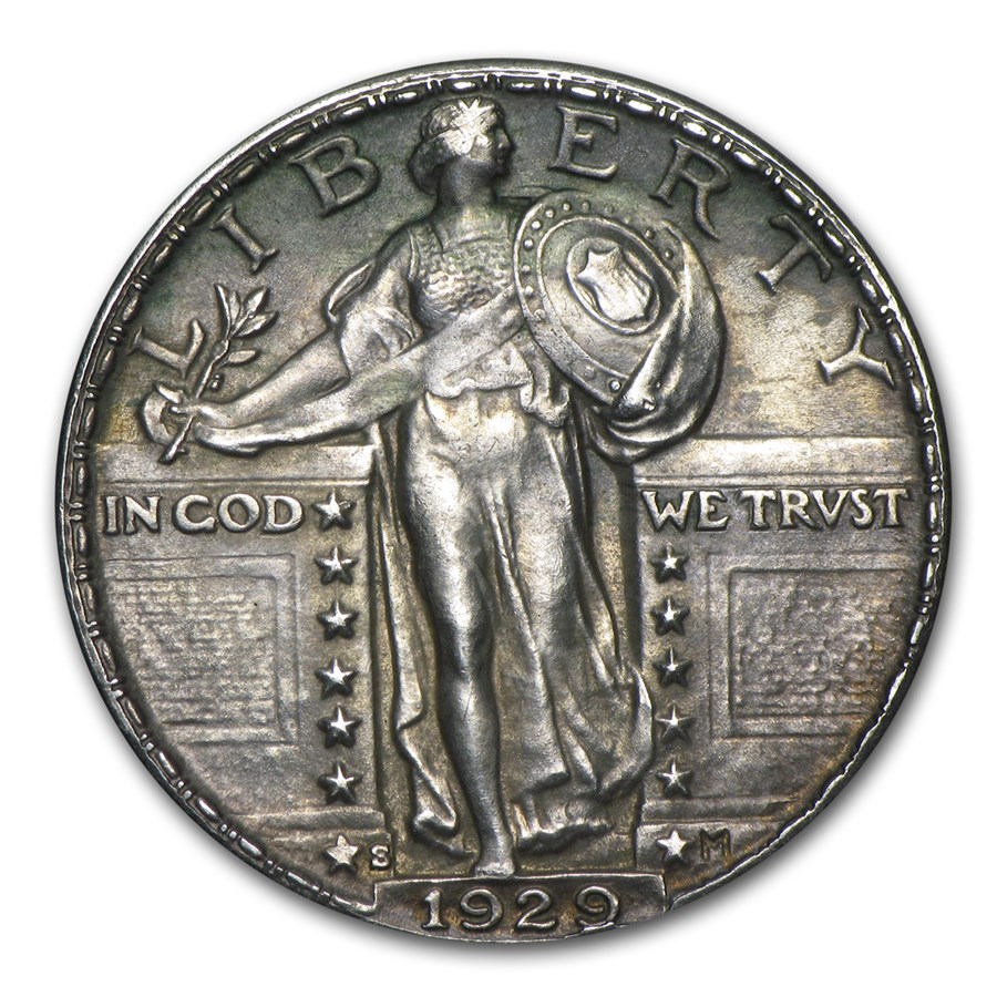 1929-S Standing Liberty Quarter AU