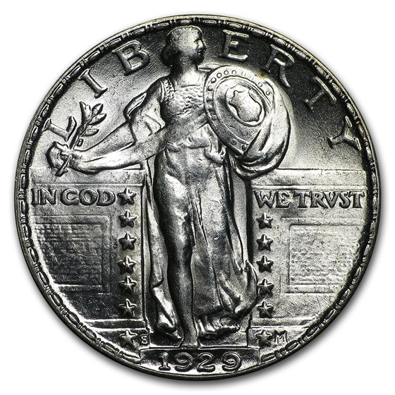 1929-S Standing Liberty Quarter BU 1929-S Standing Liberty Quarter BU
