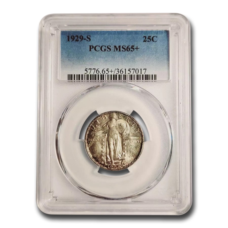 1929-S Standing Liberty Quarter MS-65+ PCGS