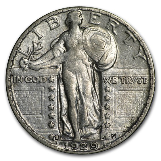 1929-S Standing Liberty Quarter XF 1929-S Standing Liberty Quarter XF