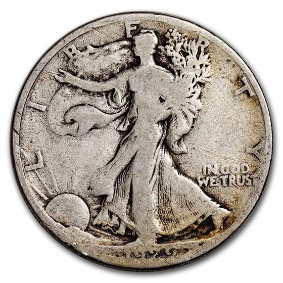 1929-S Walking Liberty Half Dollar AG