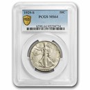 1929-S Walking Liberty Half Dollar MS-64 PCGS