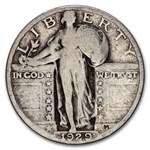 1929 Standing Liberty Quarter 40-Coin Roll Avg Circ