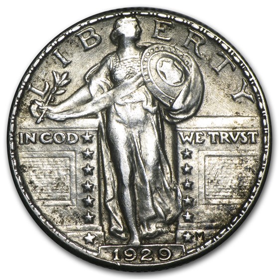 1929 Standing Liberty Quarter AU 1929 Standing Liberty Quarter AU