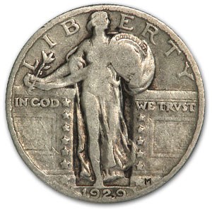 1929 Standing Liberty Quarter Fine
