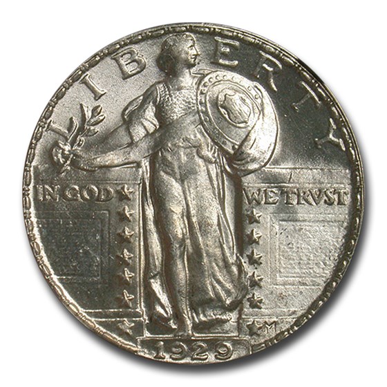 1929 Standing Liberty Quarter MS-63 NGC 1929 Standing Liberty Quarter MS-63 NGC