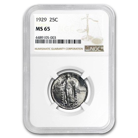 1929 Standing Liberty Quarter MS-65 NGC 1929 Standing Liberty Quarter MS-65 NGC