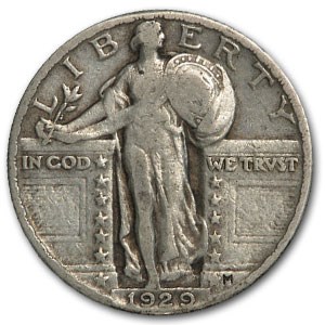 1929 Standing Liberty Quarter VF