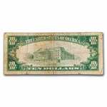 1929 Type 1 $10 Chillicothe, Ohio Fine (Fr#1801-1) CH#128