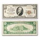 1929 Type 1 $10 First NB of Pittsburgh, PA VF (Fr#1801-1) CH#252
