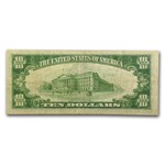 1929 Type 1 $10 Oklahoma City, OK F/VF (Fr#1801-1) CH#4862