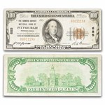 1929 Type 1 $100 Farmers Deposit NB of Pittsburgh, PA CH#685