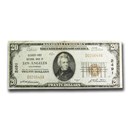 1929 Type 1 $20 Los Angeles, CA Fine (Fr#1802-1) CH#2491