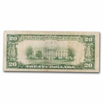 1929 Type 1 $20 Milwaukee, WI VF (Fr#1802-1) CH#64