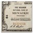 1929 Type 1 $20 Milwaukee, WI VF (Fr#1802-1) CH#64