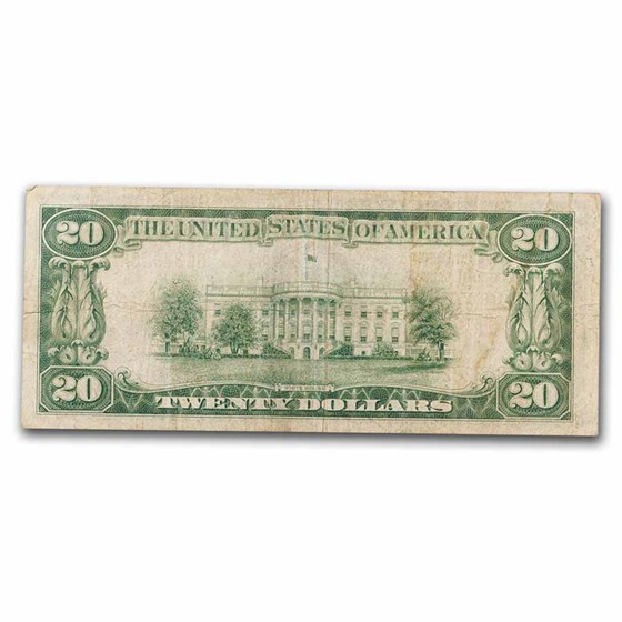1929 Type 1 $20 Milwaukee, WI VF (Fr#TBD) CH#64 1929 Type 1 $20 Milwaukee, WI VF (Fr#TBD) CH#64