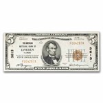 1929 Type 1 $5 American NB of Lincoln, IL VF CH#3613