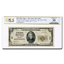 1929 Type 2 $20 New York, NY VF-35 Details PCGS (Fr#1802-2) CH#29